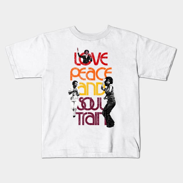 soul train Kids T-Shirt by Ank Kai